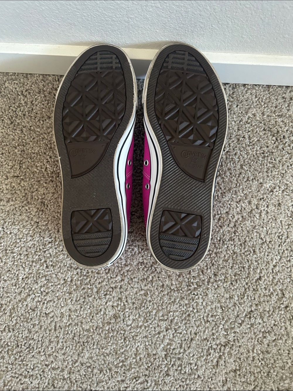 Converse Low Top Sneakers - Fuchsia Pink - Picture 4 of 5